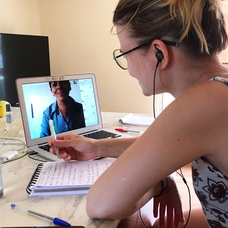 live spanish lessons from home