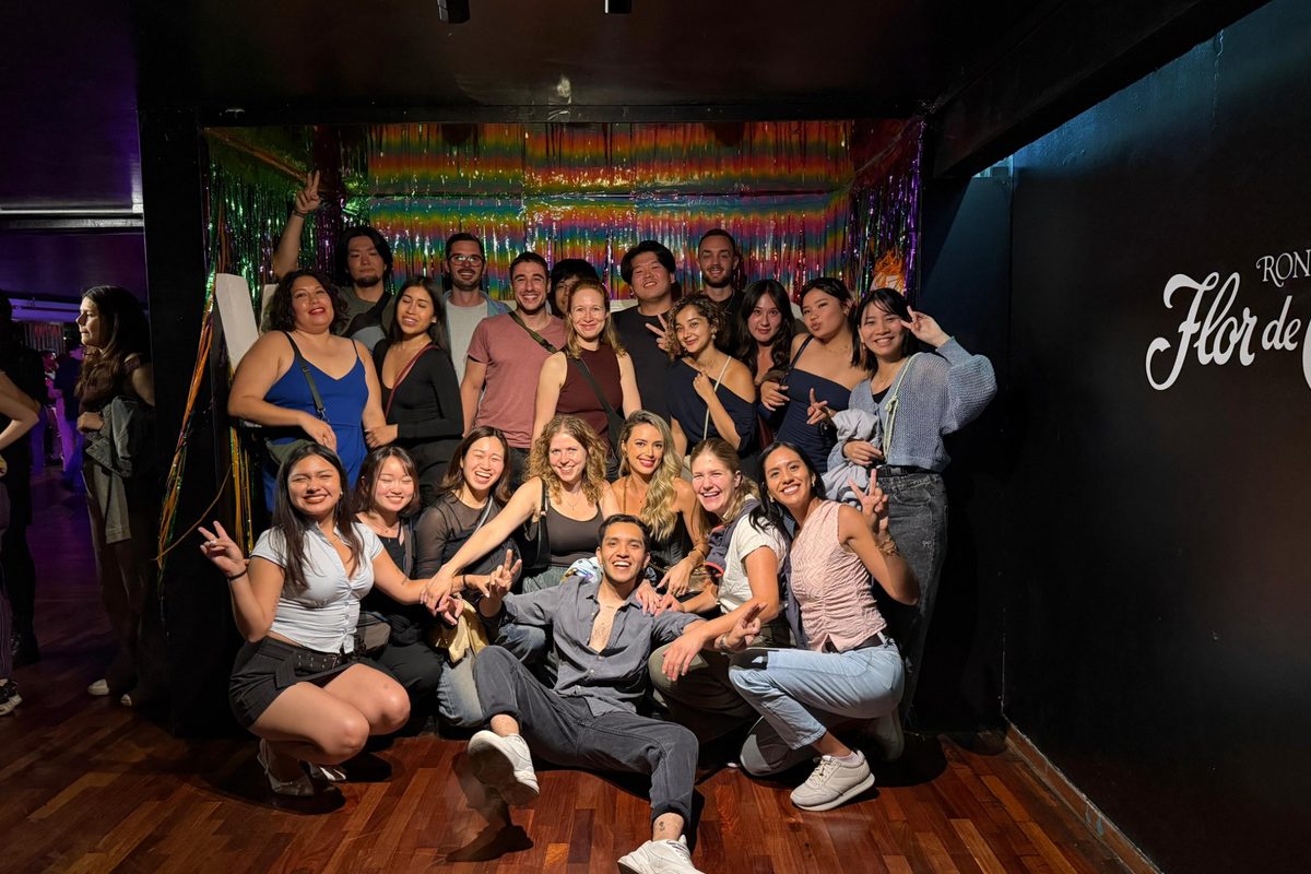 International students and expats at a social event in Lima